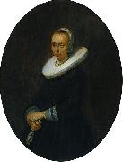 Gerard ter Borch the Younger Portrait of Johanna Bardoel (1603-1669). oil on canvas
